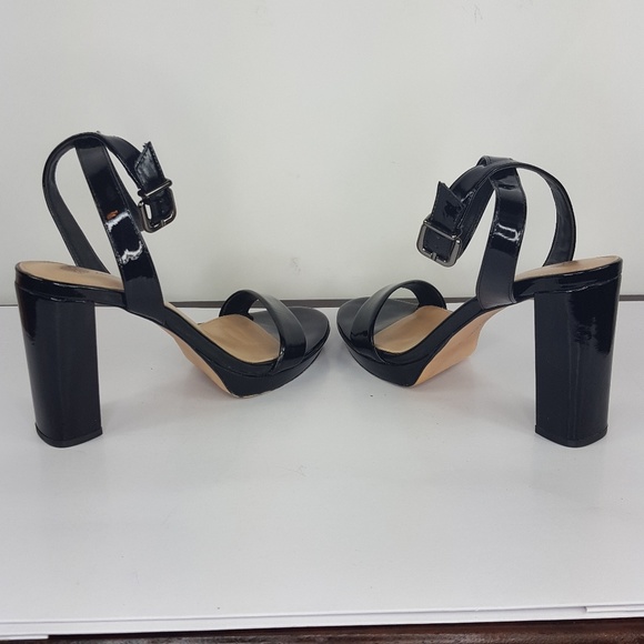 Antonio Melani Black Strap Heels Size 7.5 - Picture 3 of 5